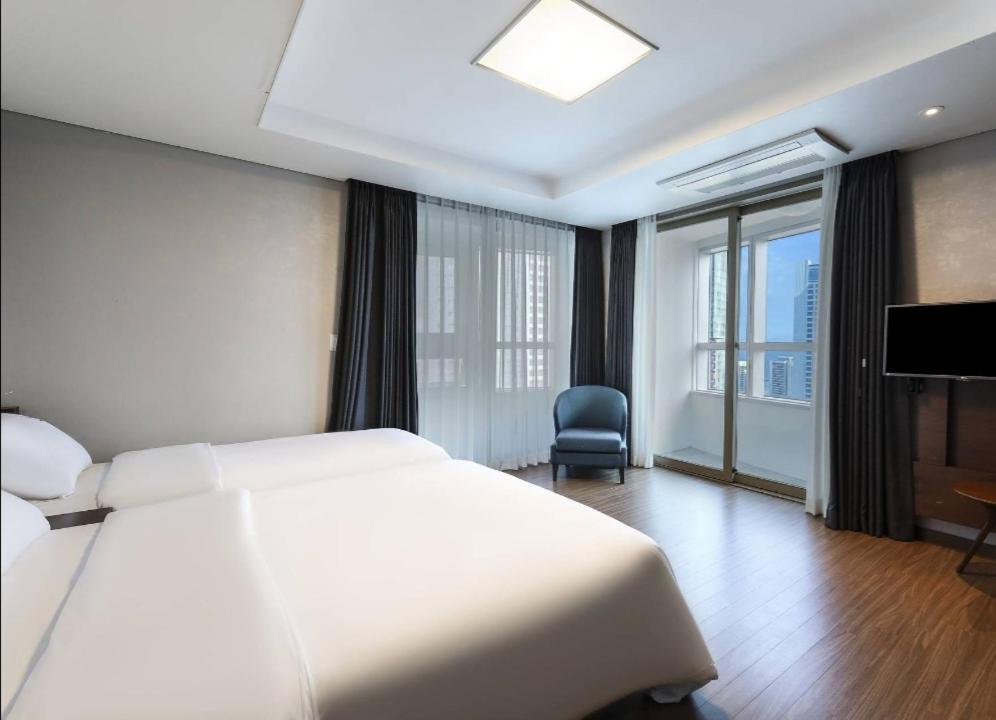 Haeundae Wide Ocean View & Residence بوسان المظهر الخارجي الصورة
