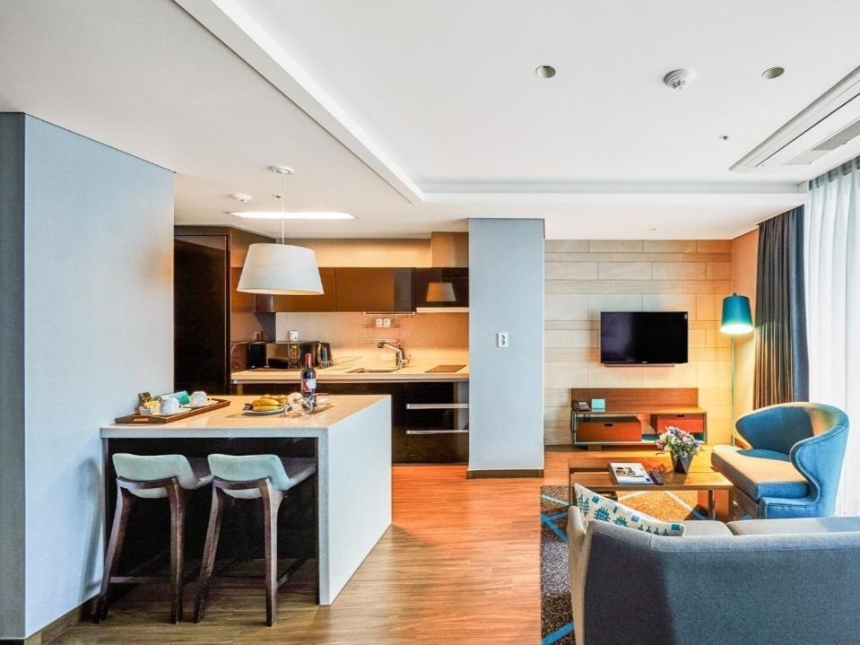Haeundae Wide Ocean View & Residence بوسان المظهر الخارجي الصورة